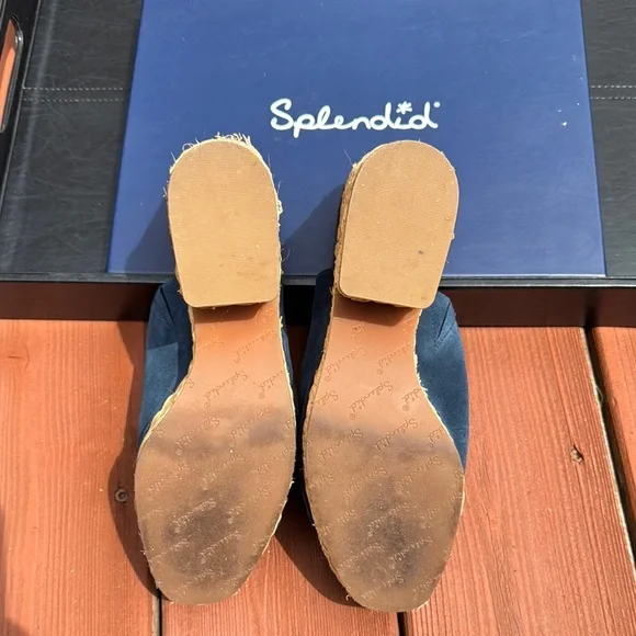 Splendid - Suede Wedge Sandals - Picture 5 of 12